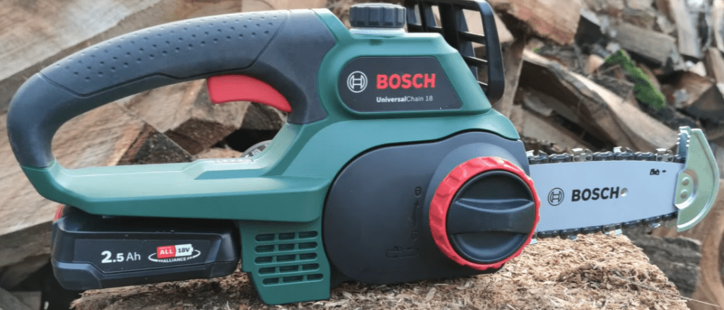 Bosch Elektrokettensäge Test